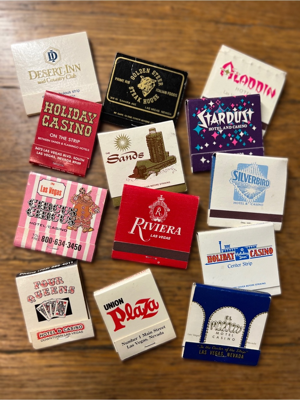 Assorted Matchbook Set - Vegas